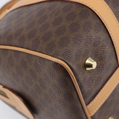 Celine Handbag Canvas, Brown, Canvas, Handbag