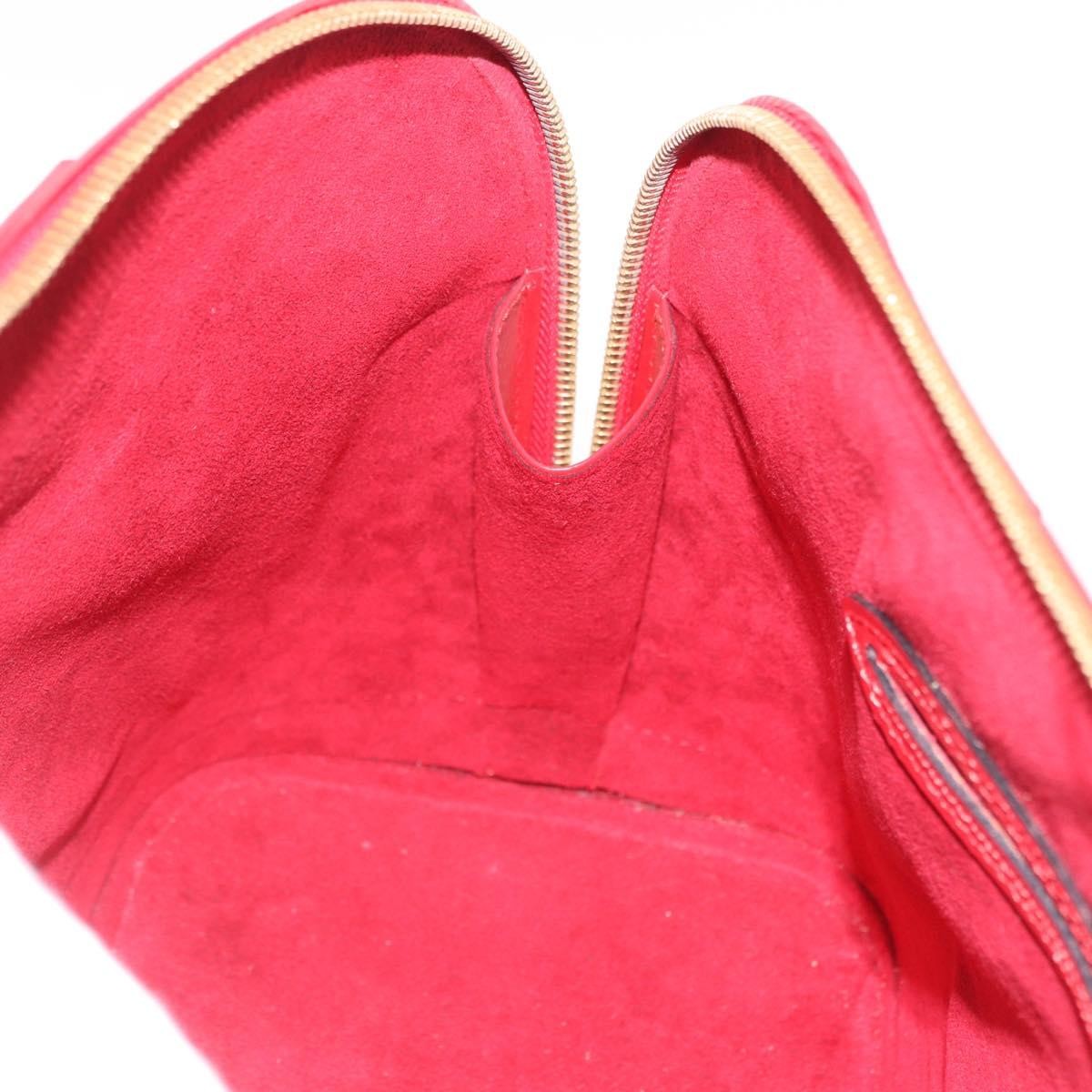 Louis Vuitton Alma Epi Leather, Red, Leather, Handbag