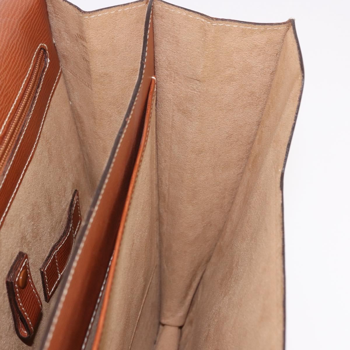 Loewe Anagram Business Leather, Brown, Leather, Briefcase