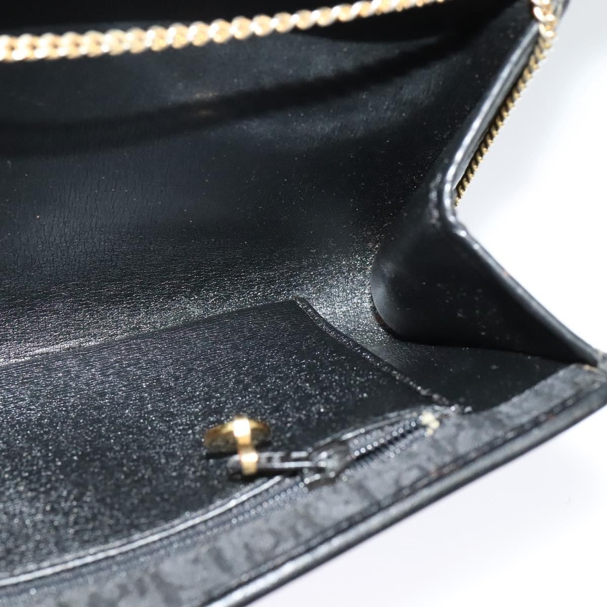 Christian Dior Vintage Trotter Flap Canvas, Black, Canvas, Shoulder Bag