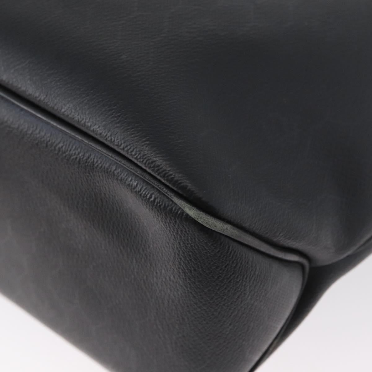 Christian Dior Vintage Honeycomb Canvas, Black, PVC, Shoulder Bag