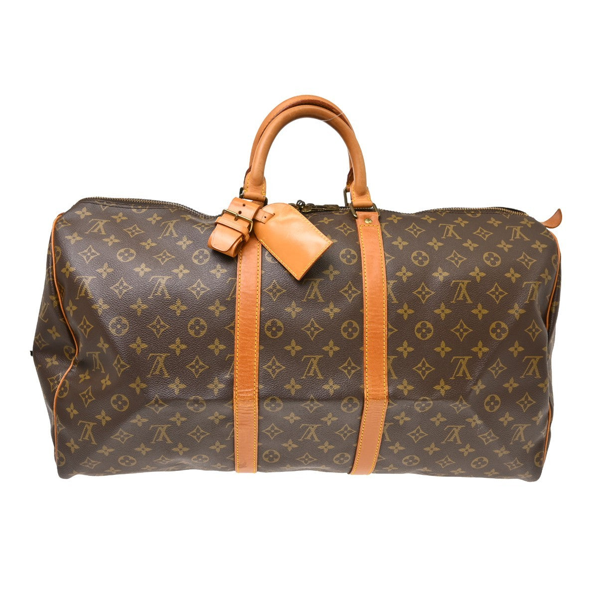 Louis Vuitton Keepall Monogram, Brown, Canvas, Travel Bag