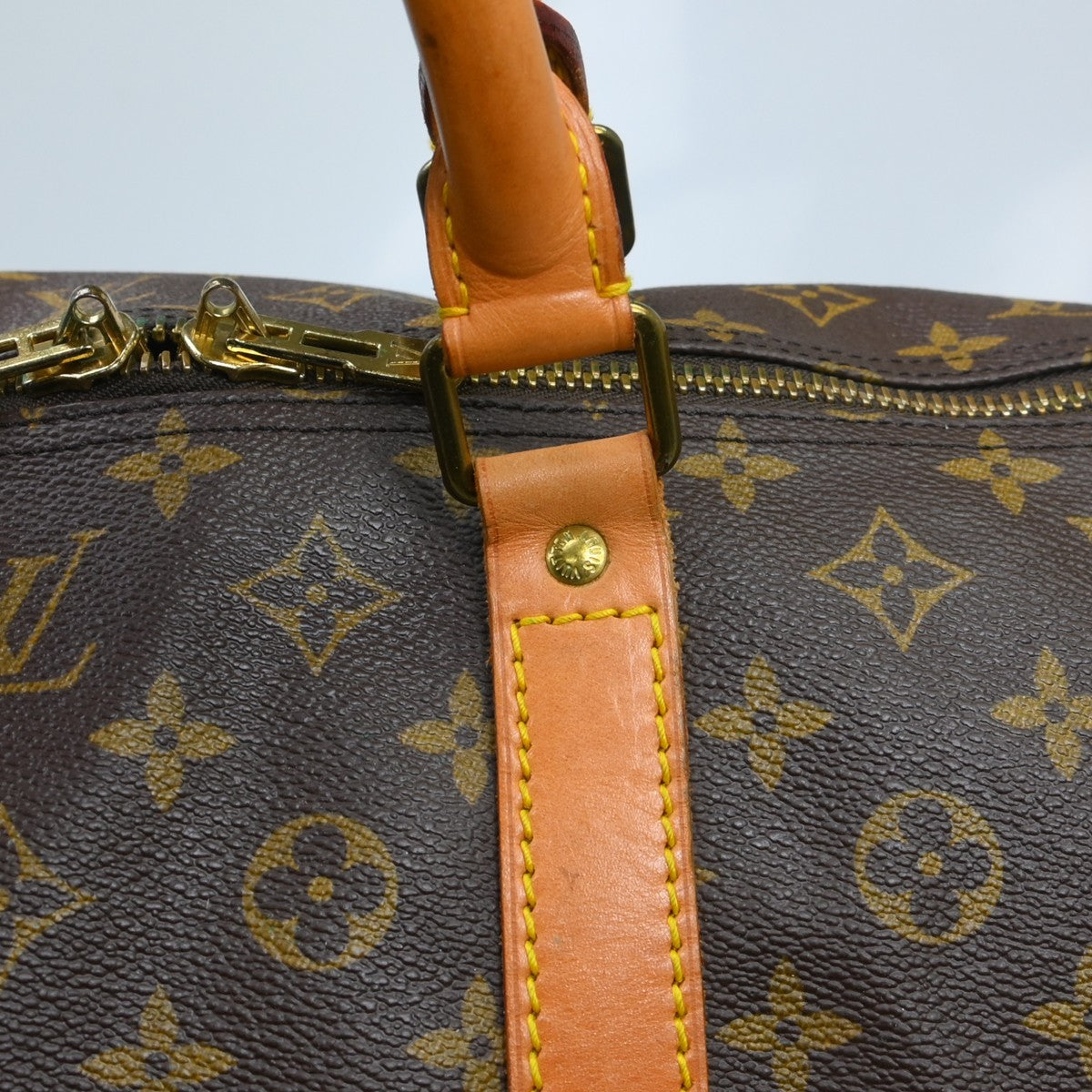 Louis Vuitton Keepall Monogram, Brown, Canvas, Travel Bag