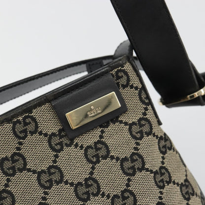 Gucci Web Strap Zip Messenger GG Canvas, Beige, Canvas, Handbag