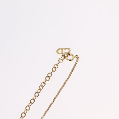 Christian Dior CD Pendant Metal, Gold, Metal, Necklace