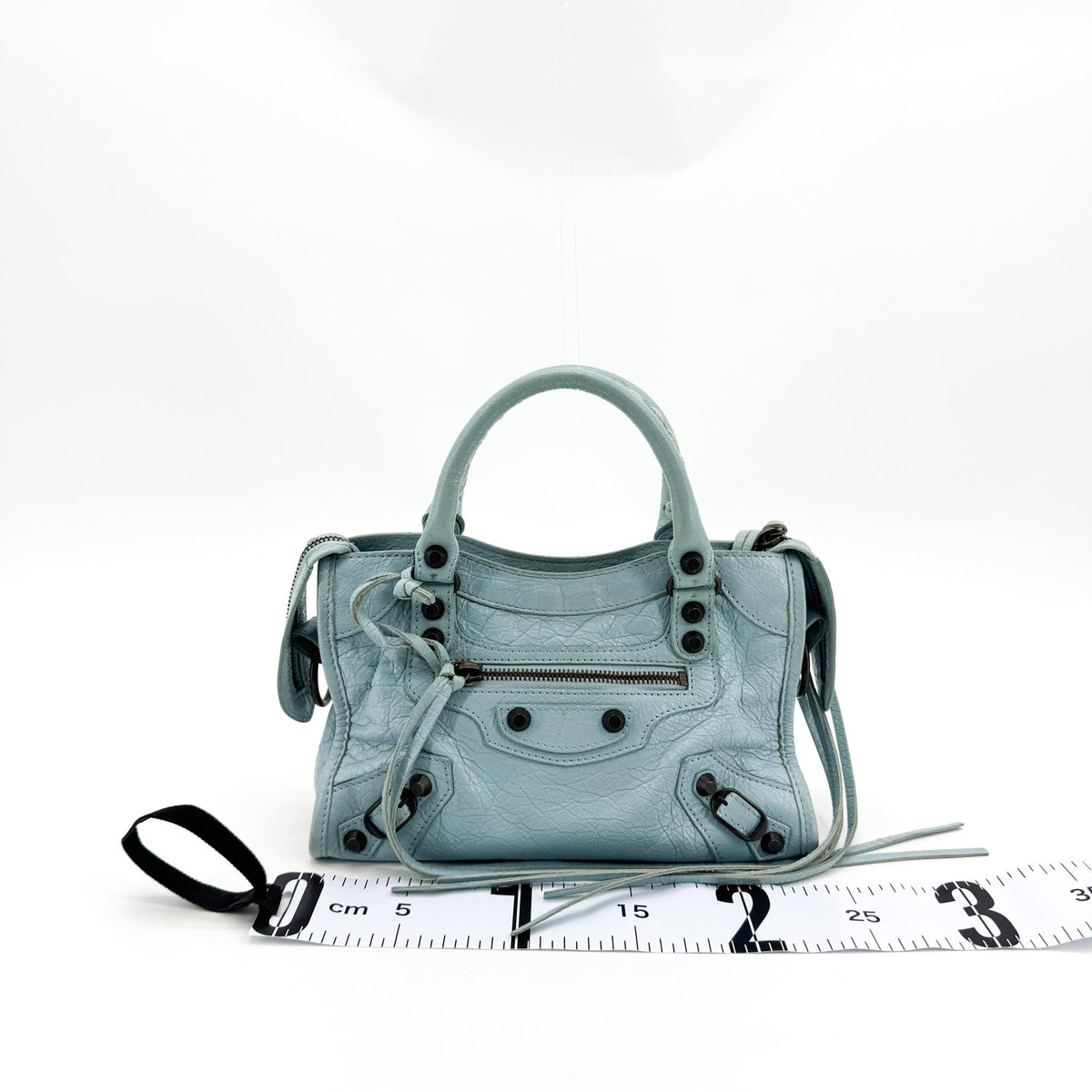 Balenciaga City Leather, Blue, Other, Handbag