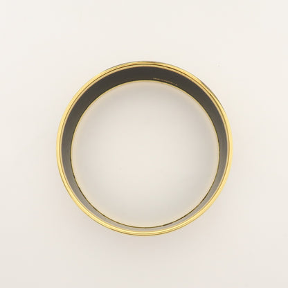 Hermes Bangle Printed Enamel, Red, Gold Plated, Bracelet