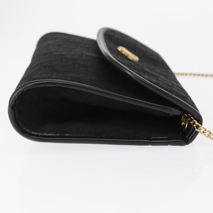 Christian Dior Vintage Trotter Shoulder Bag Canvas, BLACK, CANVAS, Shoulder bag