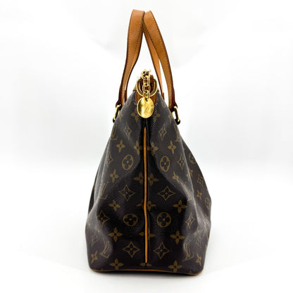 Louis Vuitton Palermo Monogram Canvas, Brown, Canvas, Tote Bag