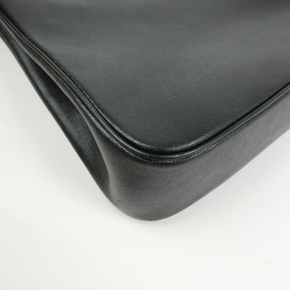 Salvatore Ferragamo Shoulder Bag Leather, Black, Leather, Shoulder Bag