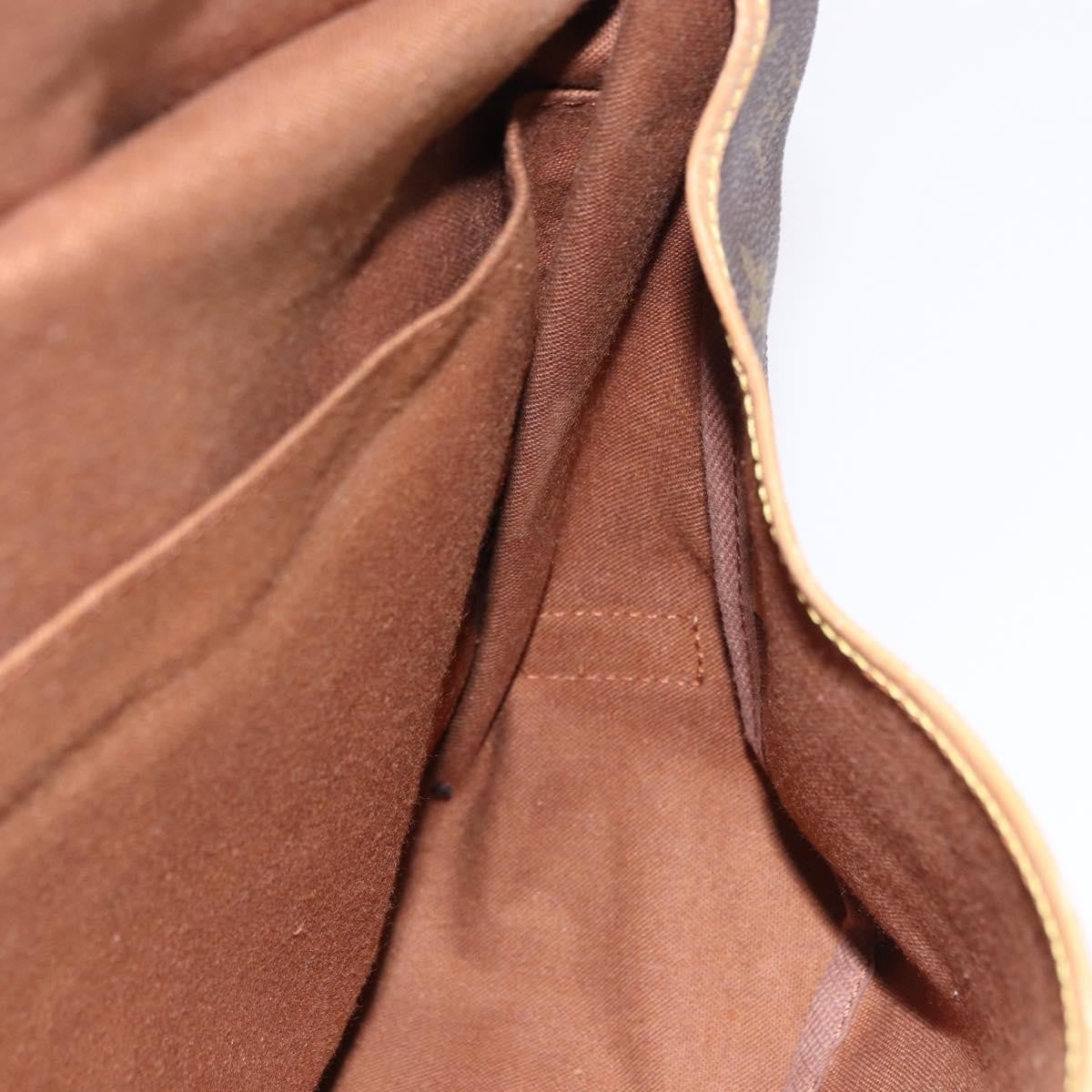 Louis Vuitton Saumur Monogram, Brown, Canvas, Shoulder Bag