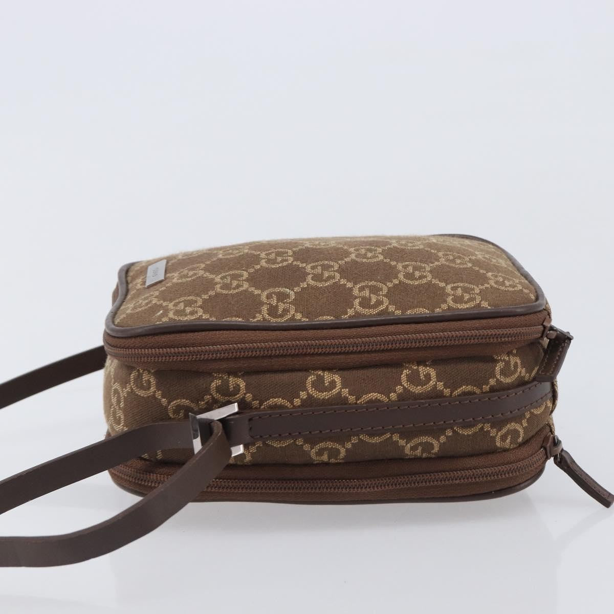 Gucci Crossbody Canvas, Brown, Canvas, Crossbody Bag