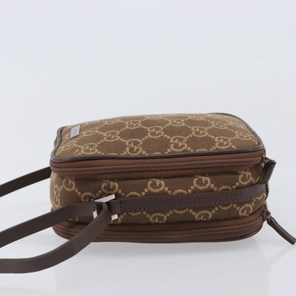 Gucci Crossbody Canvas, Brown, Canvas, Crossbody Bag