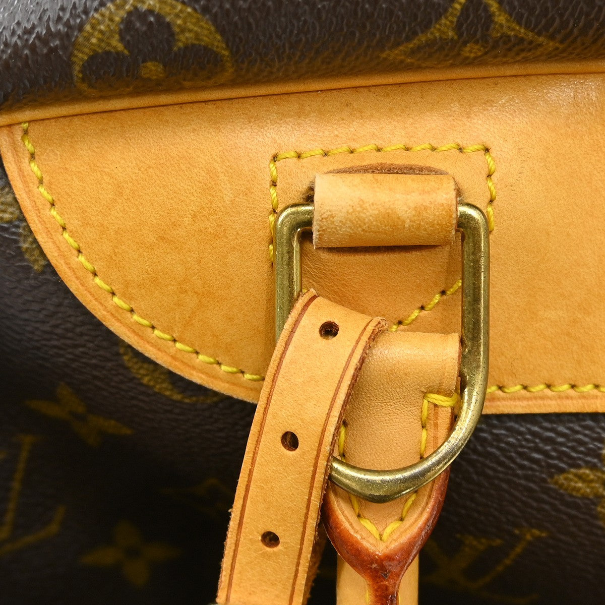 Louis Vuitton Deauville Monogram Canvas, Brown, Canvas, Handbag