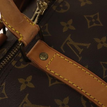 Louis Vuitton Keepall Bag Monogram Canvas, BROWN, CANVAS, Travel bag