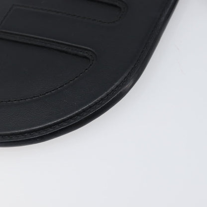 Fendi O'Lock Camera Leather, Black, Leather, Shoulder Bag