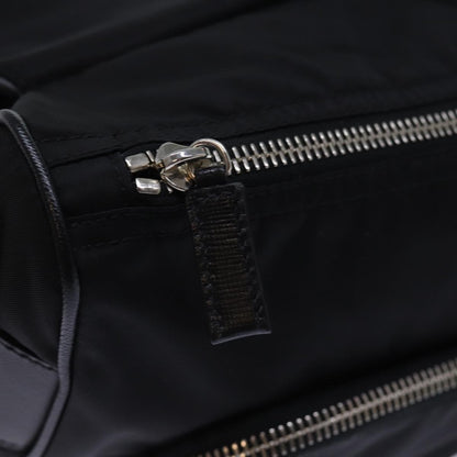 Prada Buckle Messenger Tessuto, Black, Nylon, Shoulder Bag