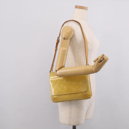 Louis Vuitton Thompson Street Monogram Vernis, Beige, Patent Leather, Shoulder Bag