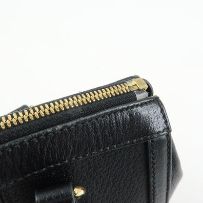 Gucci Ophidia Top Handle Leather, Black, Leather, Tote Bag
