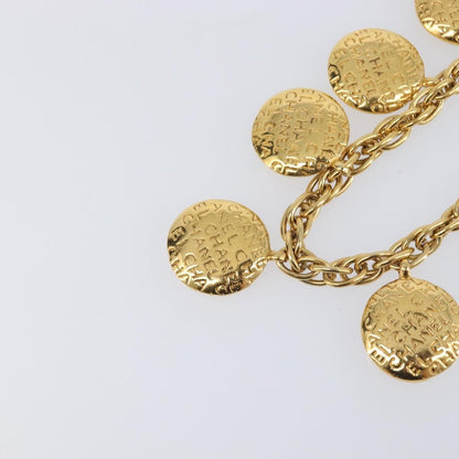 Chanel Vintage Diamond Coco Mademoiselle Long Metal, Gold, Metal, Necklace