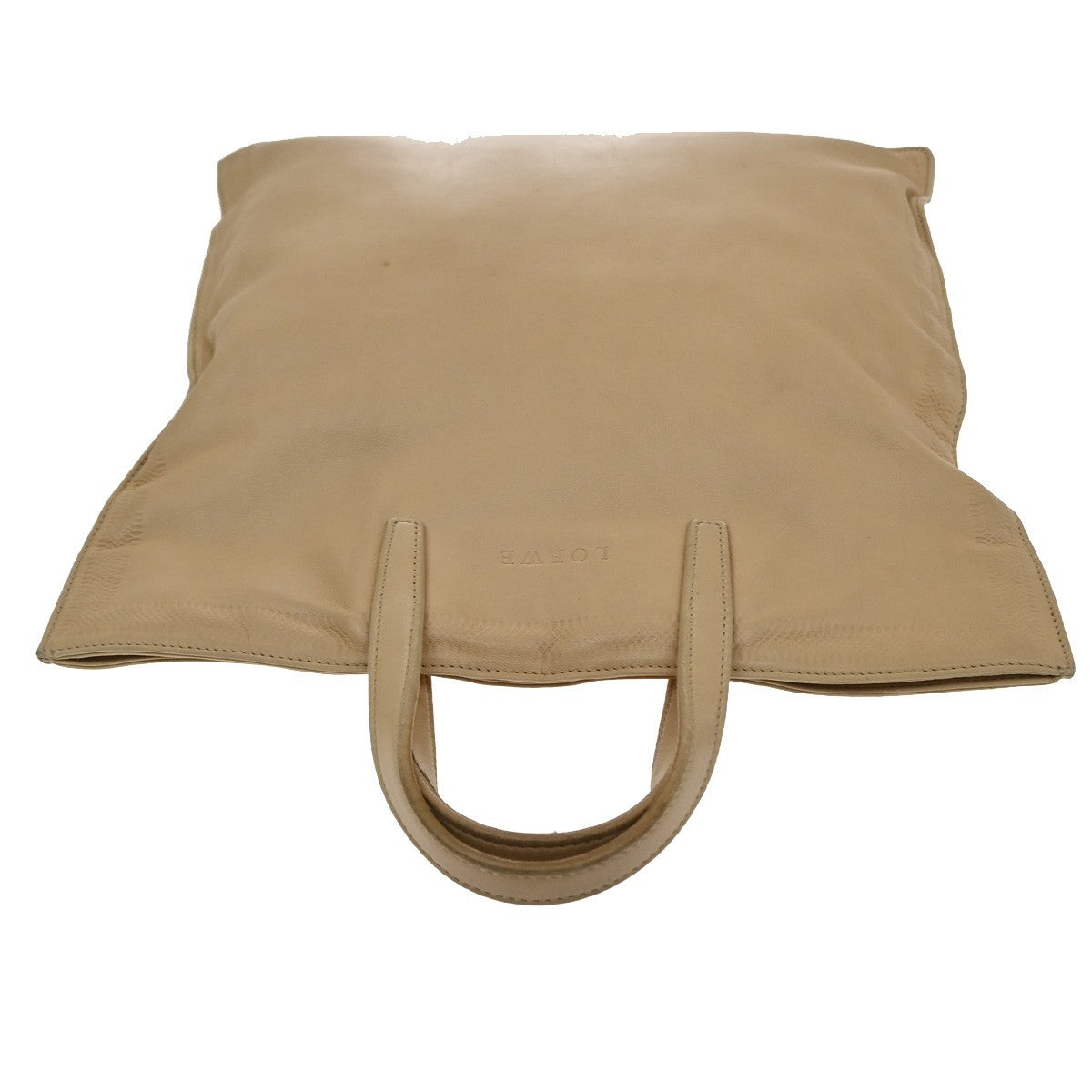 Loewe Vintage Leather, Beige, Leather, Tote Bag