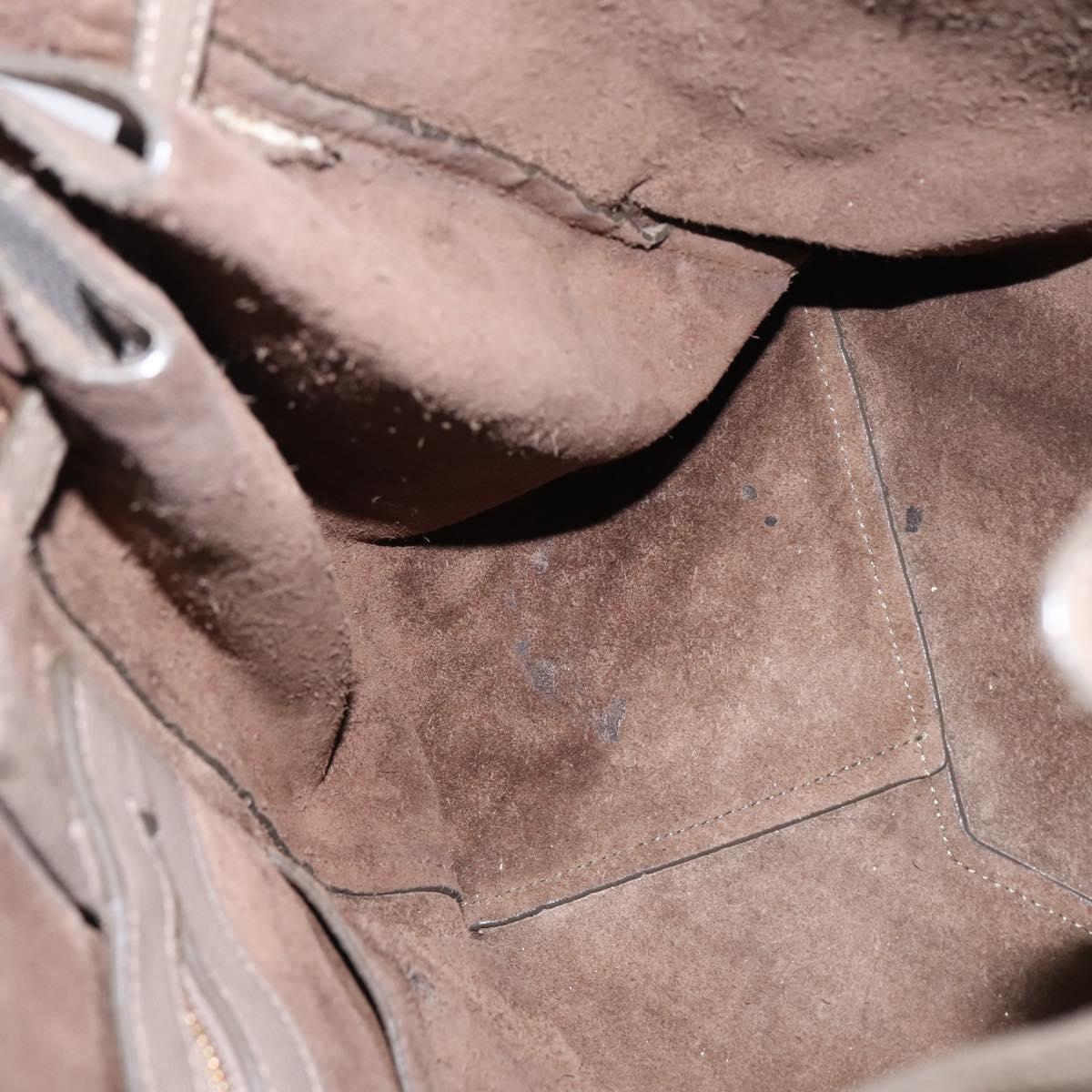 Celine Phantom Cabas Leather, GRAY, LEATHER, Tote bag