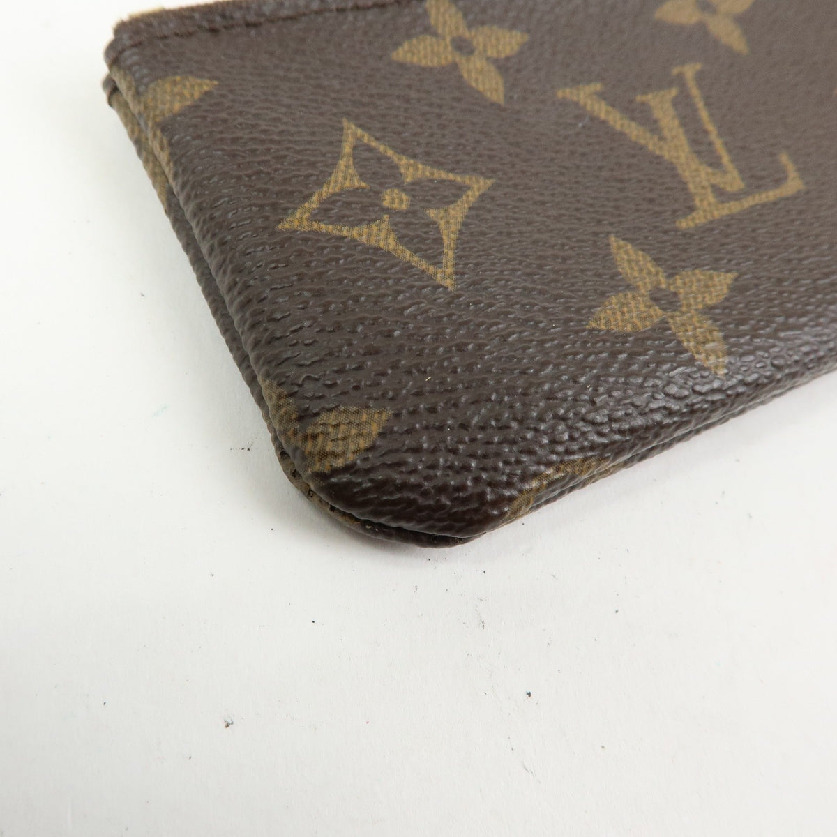 Louis Vuitton Key Monogram Canvas, Brown, Canvas, Clutch