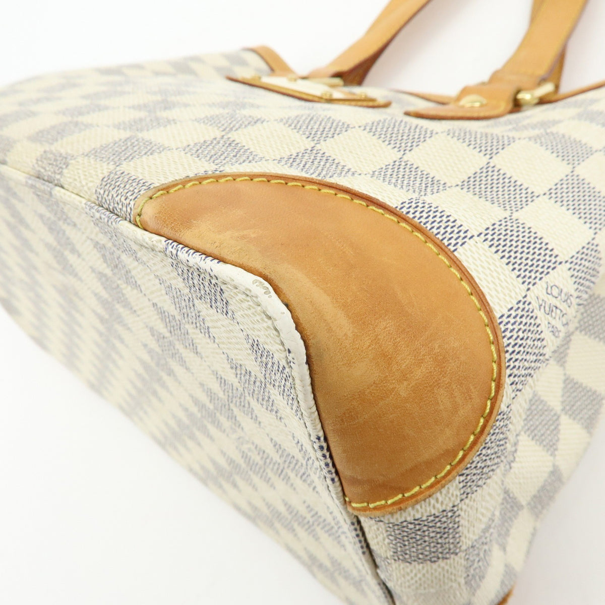 Louis Vuitton Hampstead Damier, Beige, Canvas, Handbag