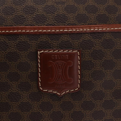 Celine Macadam Macadam with leather, Brown, Canvas, Tote Bag