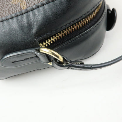 Louis Vuitton Saintonge Monogram Canvas with Leather, Brown, Canvas, Handbag