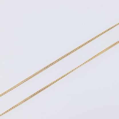 Christian Dior Vintage Logo Pendant Metal, Gold, Metal, Necklace