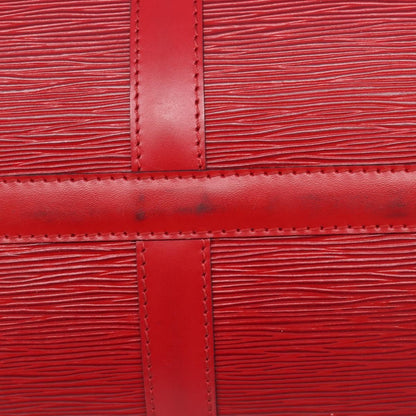 Louis Vuitton Keepall Epi Leather, Red, Leather, Travel Bag