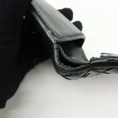 Bottega Veneta Bifold Intrecciato Nappa, Black, Leather, Wallet