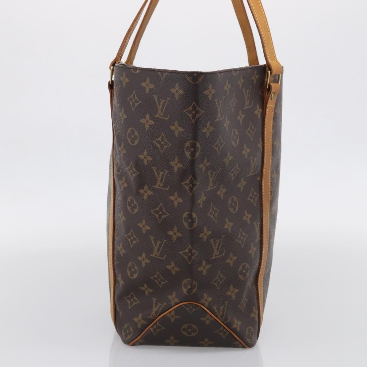 Louis Vuitton Shopping Sac Monogram Canvas, Brown, Canvas, Handbag