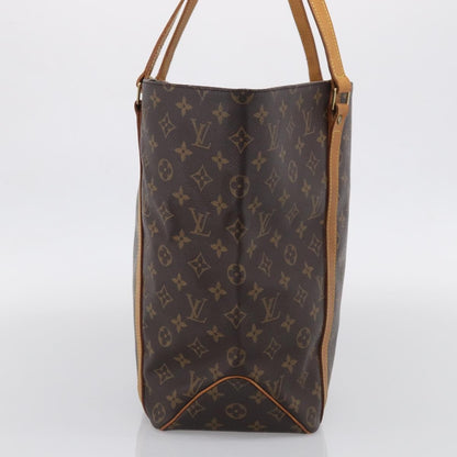 Louis Vuitton Shopping Sac Monogram Canvas, Brown, Canvas, Handbag