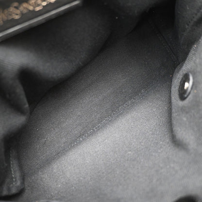 Saint Laurent Muse Two Leather, Black, Leather, Handbag