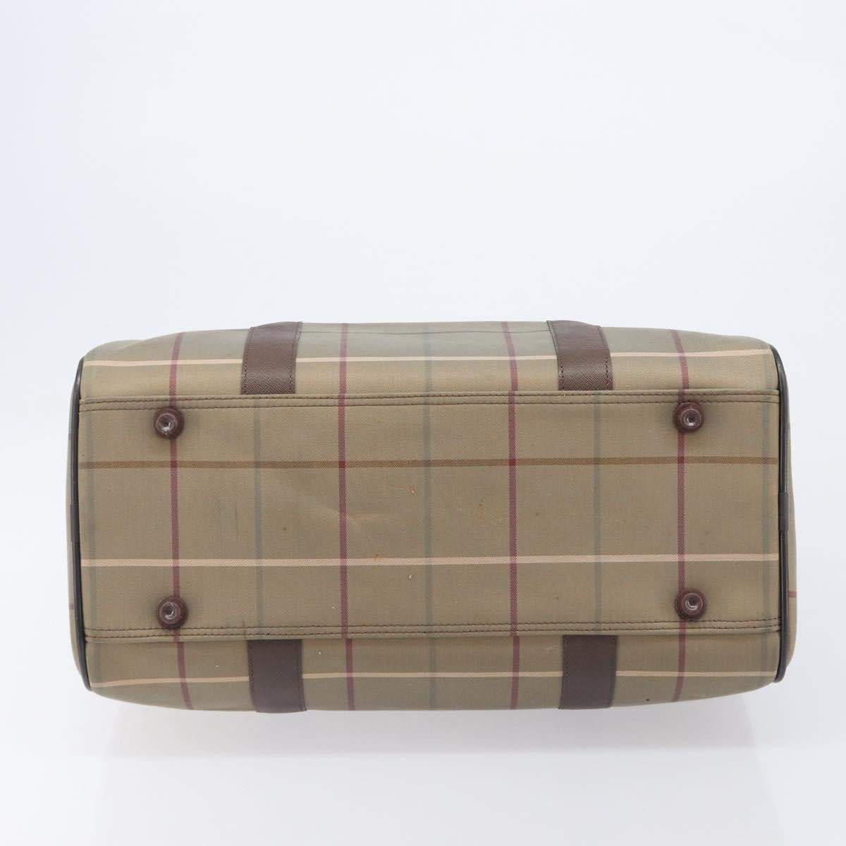 Burberry Nova check boston Canvas, Beige, Canvas, Handbag