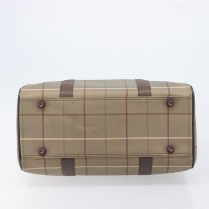 Burberry Nova check boston Canvas, Beige, Canvas, Handbag
