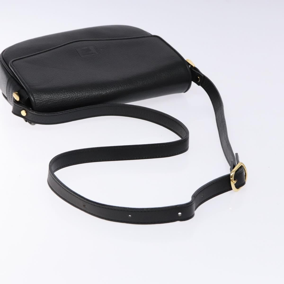 Burberry Flap Shoulder Leather, Black, Leather, Shoulder Bag
