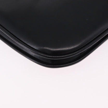 Bally Vintage Leather, Black, Leather, Shoulder Bag