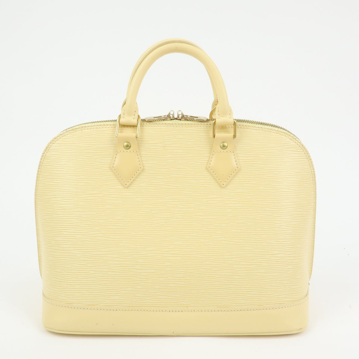 Louis Vuitton Alma Epi Leather, Beige, Leather, Handbag