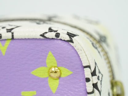 Louis Vuitton Cube Coin Purse Limited Edition Colored Monogram Giant, Multicolour, Canvas, Clutch