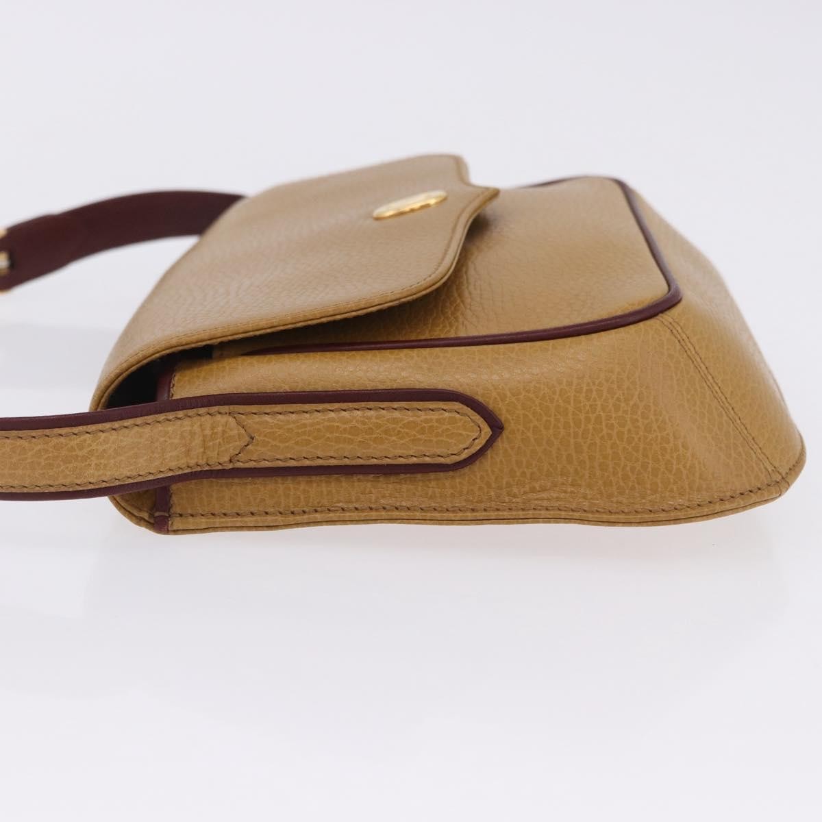 Cartier Must de Cartier Leather, Beige, Leather, Shoulder Bag