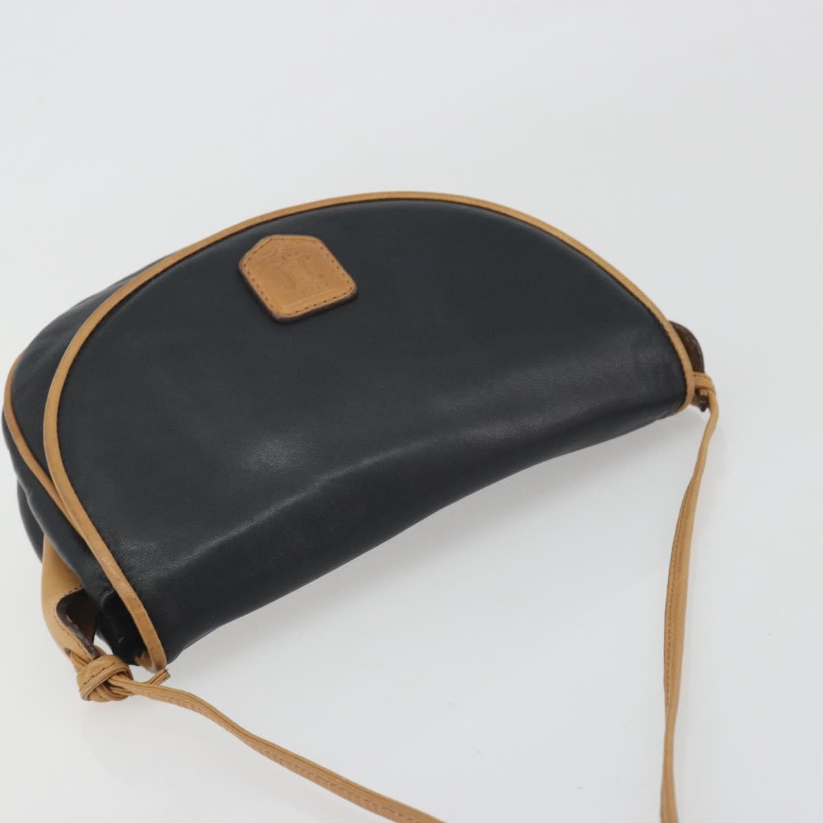 Celine Vintage Leather, Black, Leather, Shoulder Bag