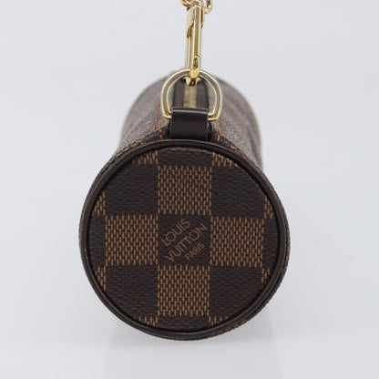 Louis Vuitton Papillon Pochette Damier, Brown, Canvas, Clutch