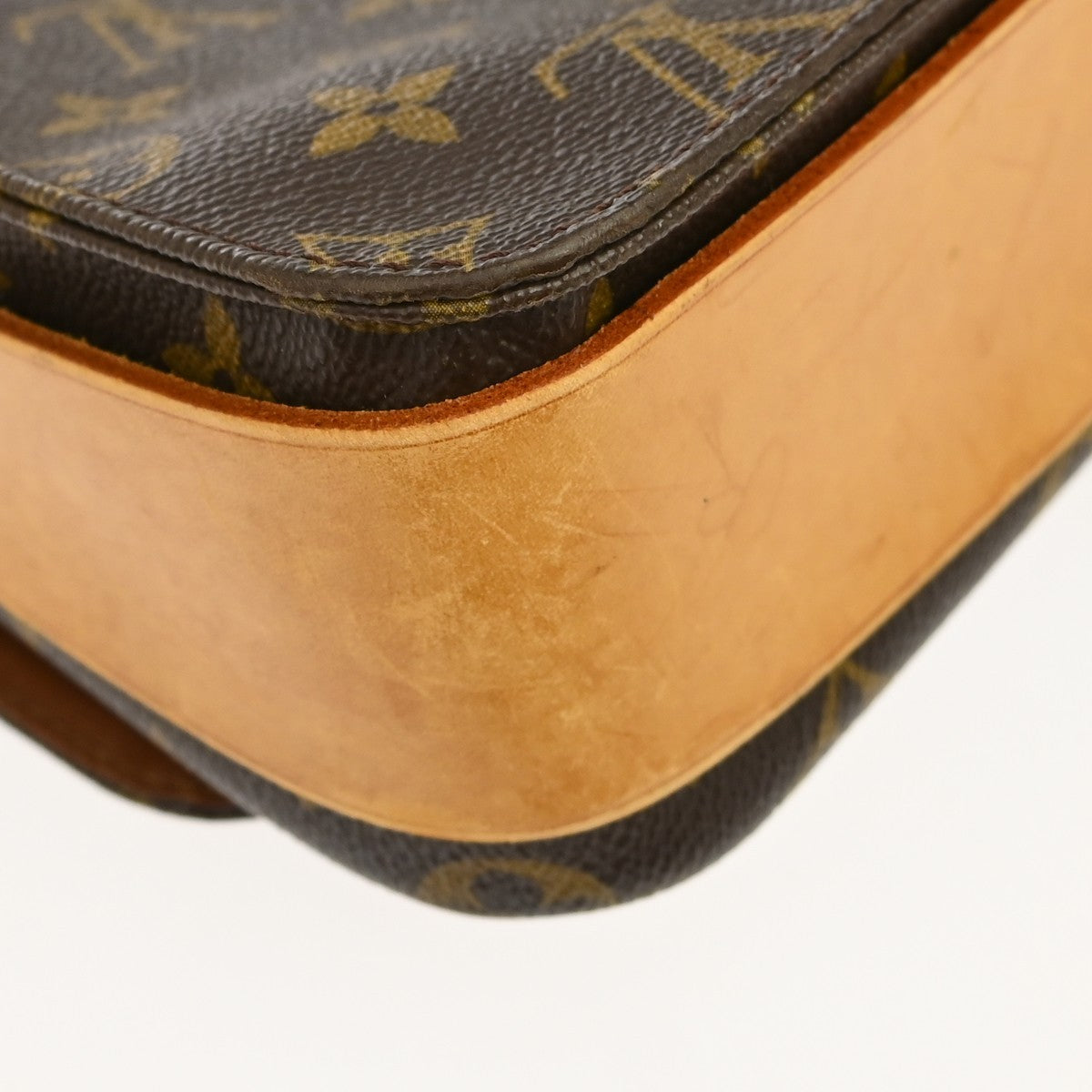 Louis Vuitton Cartouchiere Monogram, Brown, Canvas, Shoulder Bag