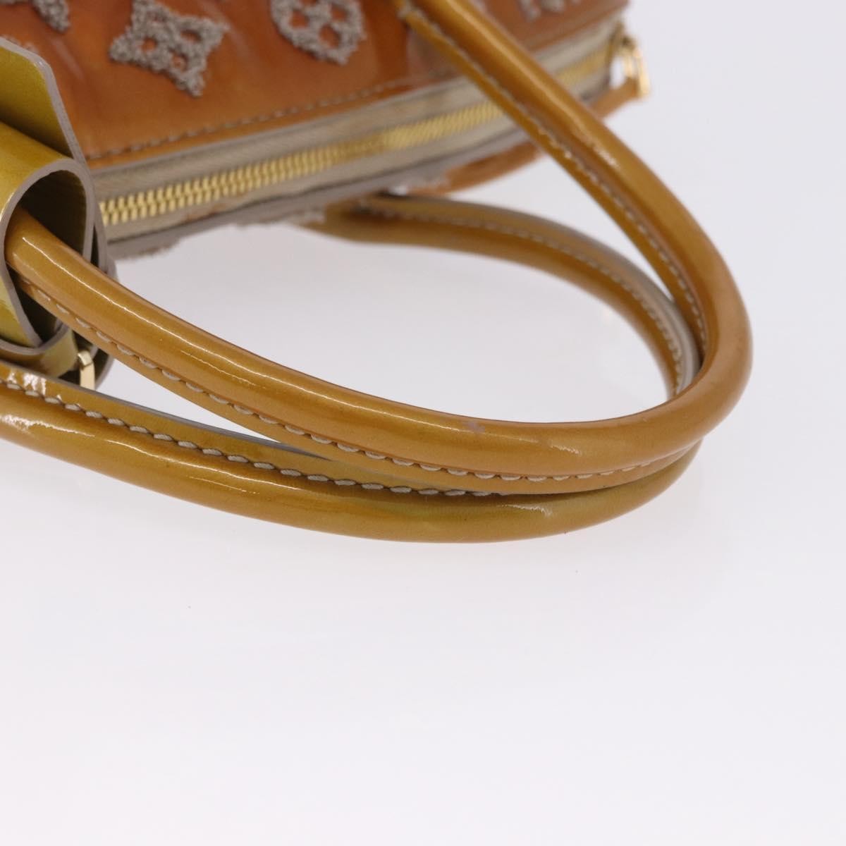 Louis Vuitton Fascination Lockit Patent Lambskin, Brown, Pearl, Handbag