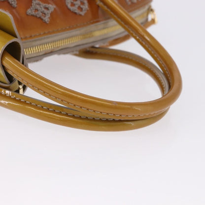 Louis Vuitton Fascination Lockit Patent Lambskin, Brown, Pearl, Handbag