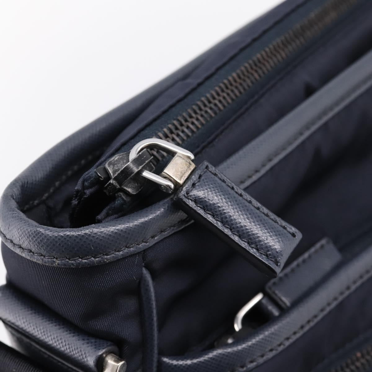 Prada Shoulder Tessuto, Navy, Nylon, Shoulder Bag