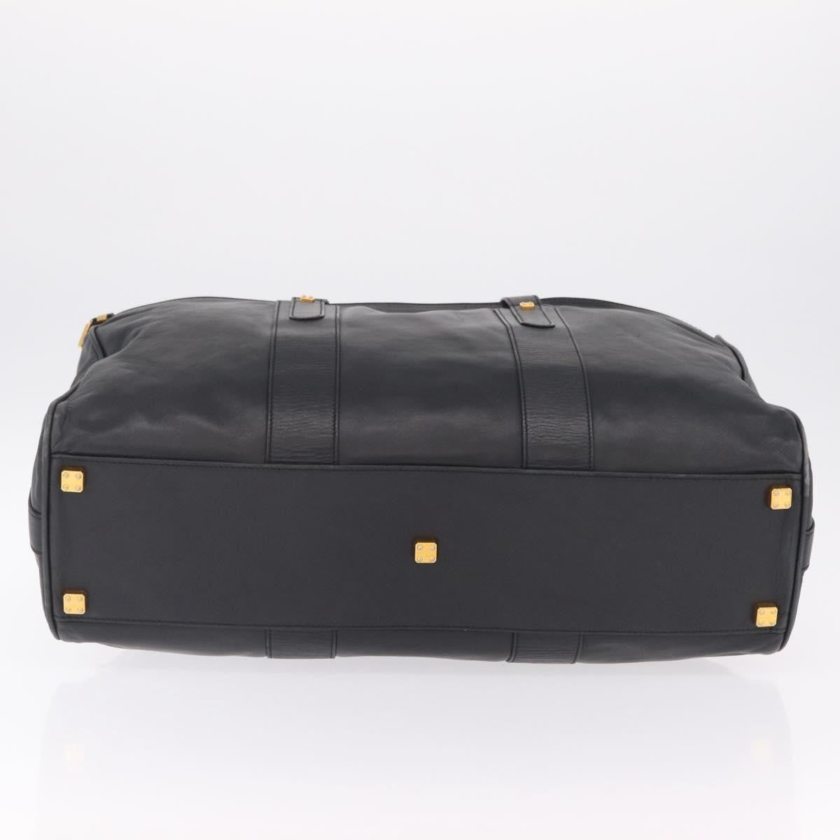 Loewe Travel Line Boston, Black, Leather, Travel Bag